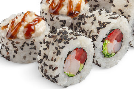 Ролл Цезарь с креветкой