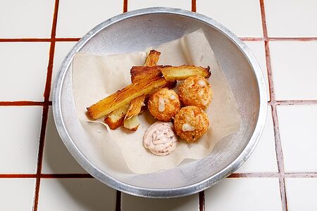 Шарики по рецепту японского шефа Нобу Матсухиса  