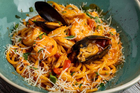 Паста с морепродуктами 