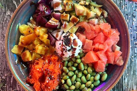 Поке-боул с сёмгой