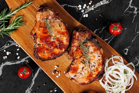 Шашлык из корейки на кости