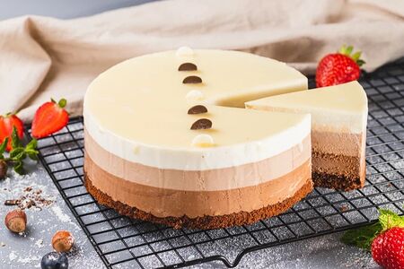 Торт 3 шоколада