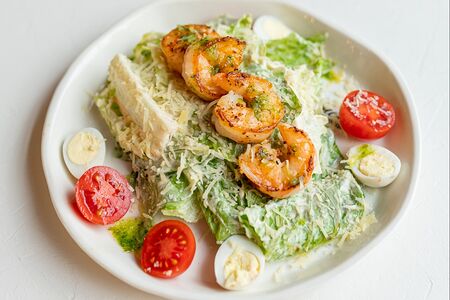 Не цезарь с креветками