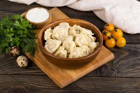 Пельмени с цыпленком двойная порция