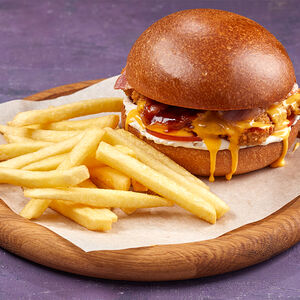 Бургер с куриным бедром Панко