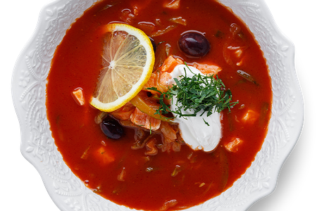 Рыбная солянка