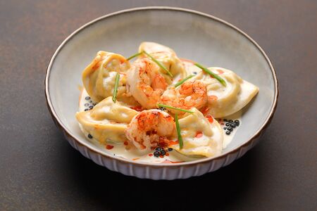 Равиоли с морепродуктами