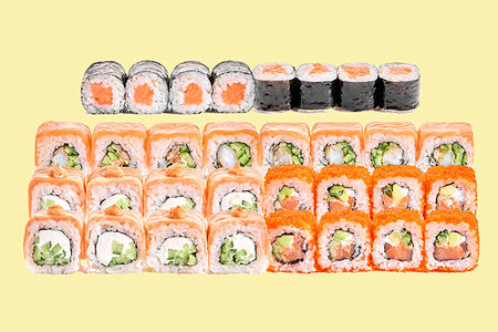 Сет много лосося