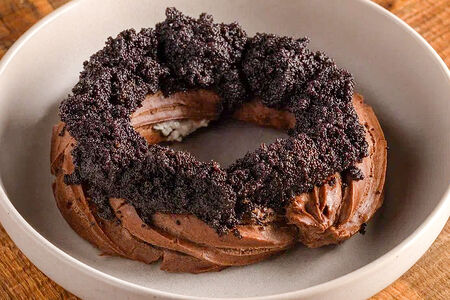 Творожное кольцо с маком