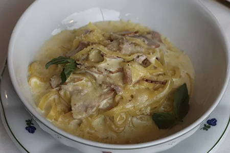 Паста Карбонара с Тамбовским окороком