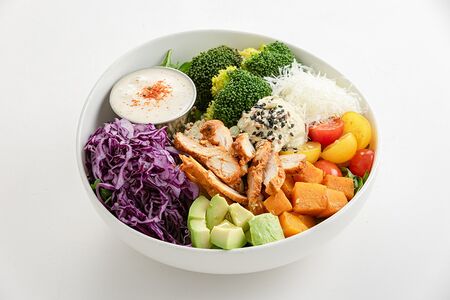 C цыплёнком и киноа