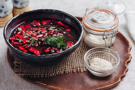 Холодный борщ