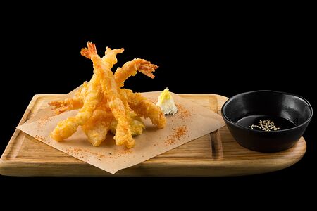 Креветки в темпуре