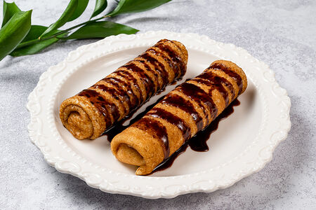 Блинчики с творогом и топпингом