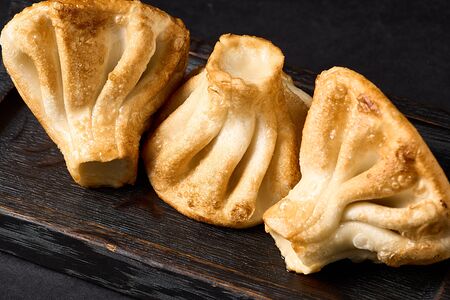 Хинкали жареные из баранины