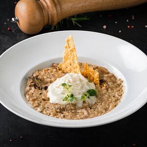 Ризотто с белыми грибами