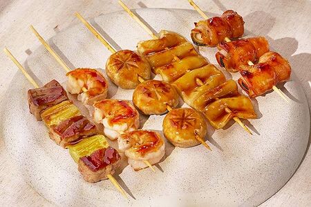 Якитори ассорти морепродукты