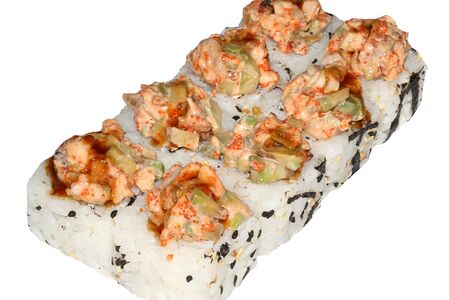 Ролл с тартаром из угря