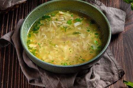 Суп-лапша домашняя