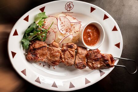 Шашлык из свиной шеи