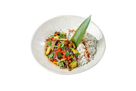 Донбури с говядиной