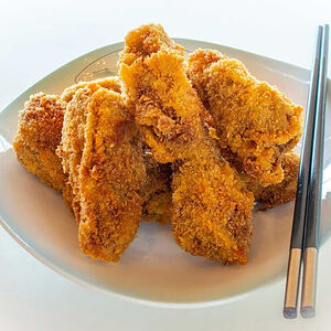 Крылышки в сухарях