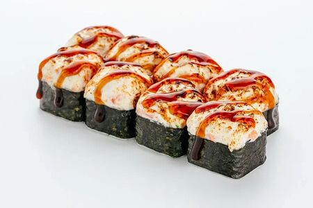 Татаки с лососем и окунем