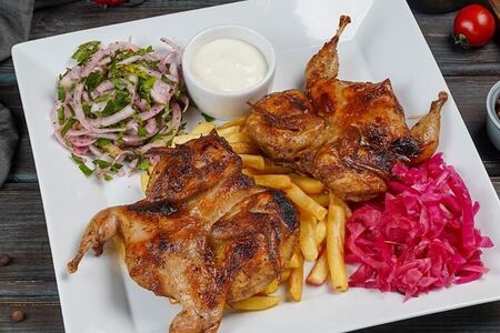 Перепелка на мангале