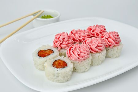 Ролл Лава с лососем