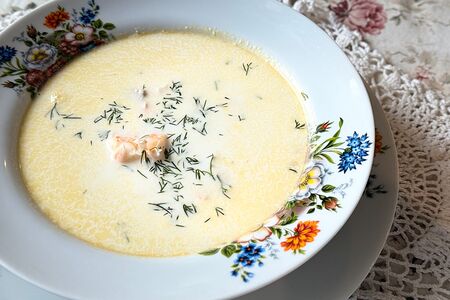 Уха сливочная