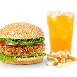 Зингер Бургер + Фри + Напиток На Выбор 0,5