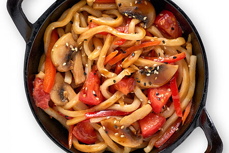 Удон с овощами