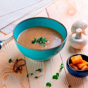 Крем-суп грибной