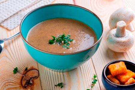 Крем-суп грибной