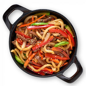 Удон с говядиной