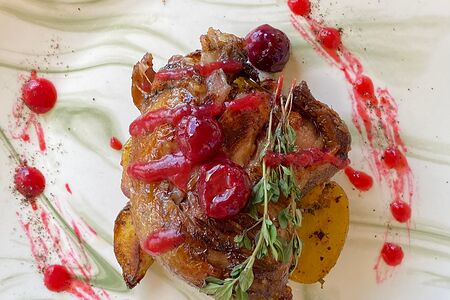 Утка конфи с соусом хойсин