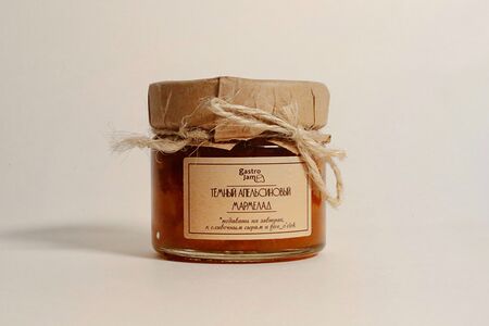 Тёмный апельсиновый мармелад