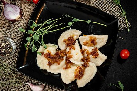 Вареники с сулугуни и творогом S