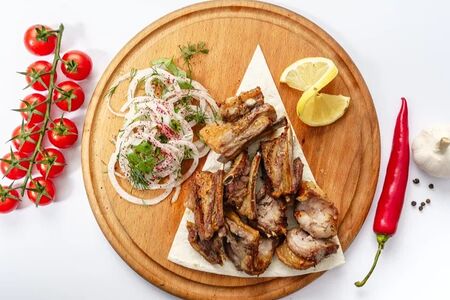 Шашлык из бараньих рёбрышек