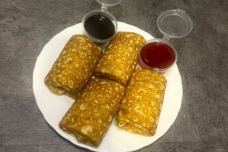 Блинчики со сгущенкой 