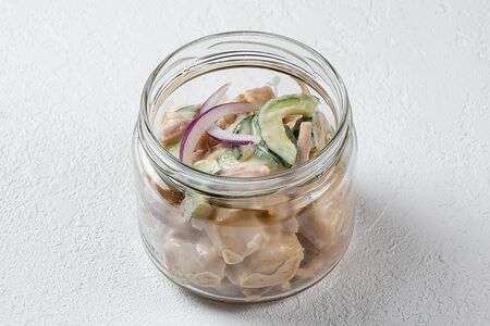 Японский салат из маринованного картофеля