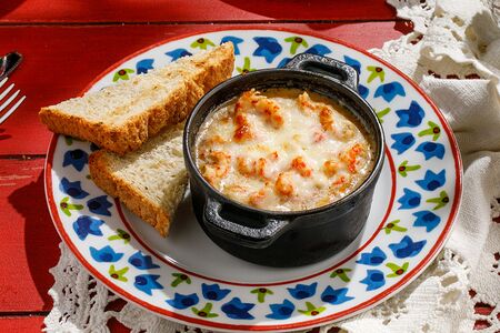 Жюльен с раковыми шейками