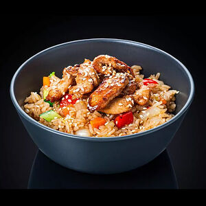 Рис с курицей