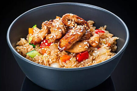 Рис с курицей