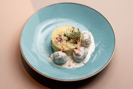 Польпетте с картофельным пюре