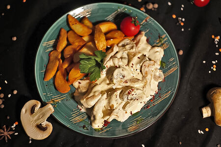 Курица в сливочном соусе