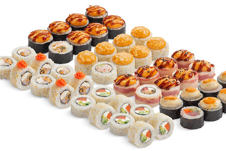 Сет Мидийный Спешл с белым соусом