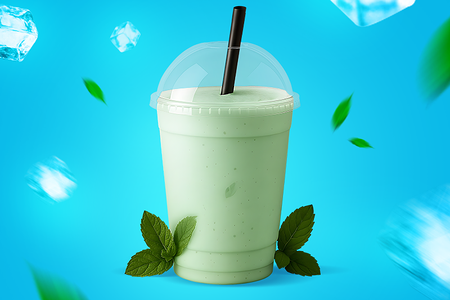 Молочный коктейль Мятный