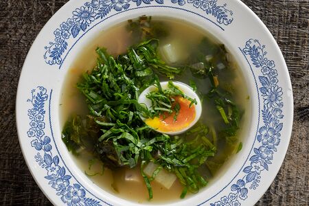 Суп из щавеля и телячьи щечки