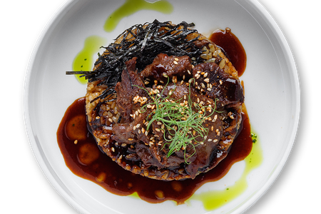 Жареный рис с щёчками